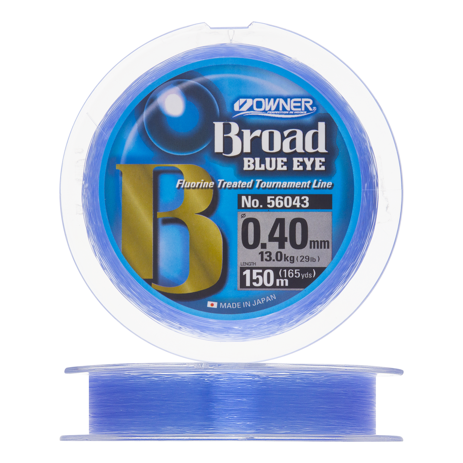 Леска монофильная Owner Broad Blue Eye 040мм 150м light blue 1217₽