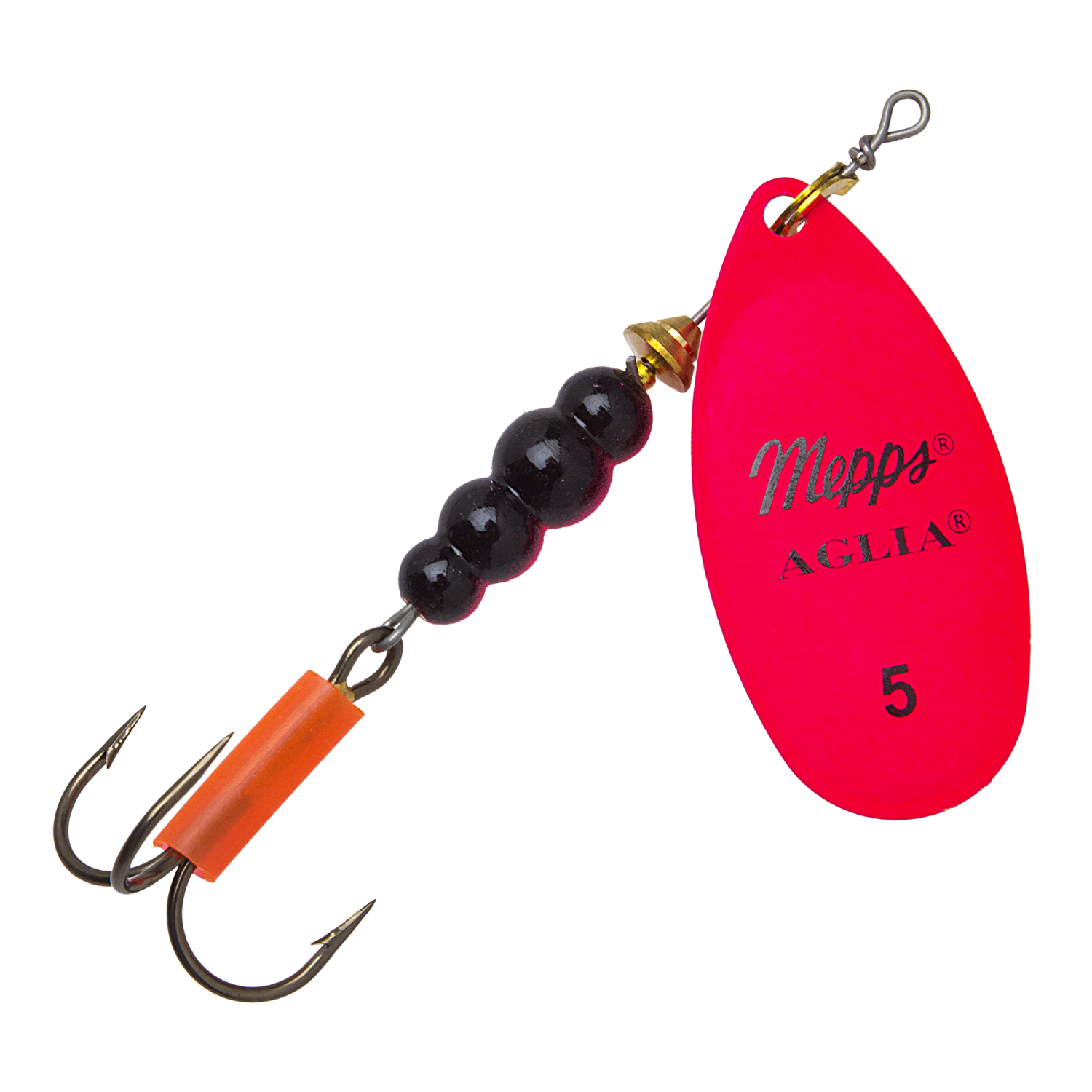 Блесна вращающаяся Mepps Aglia Fluo №5 13гр #Pink UV