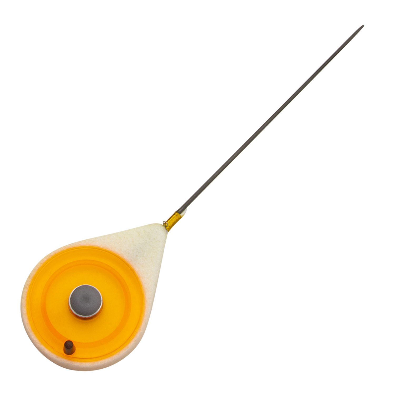 Удилище зимнее Artuda Банджо белый корпус, оранжевая катушка