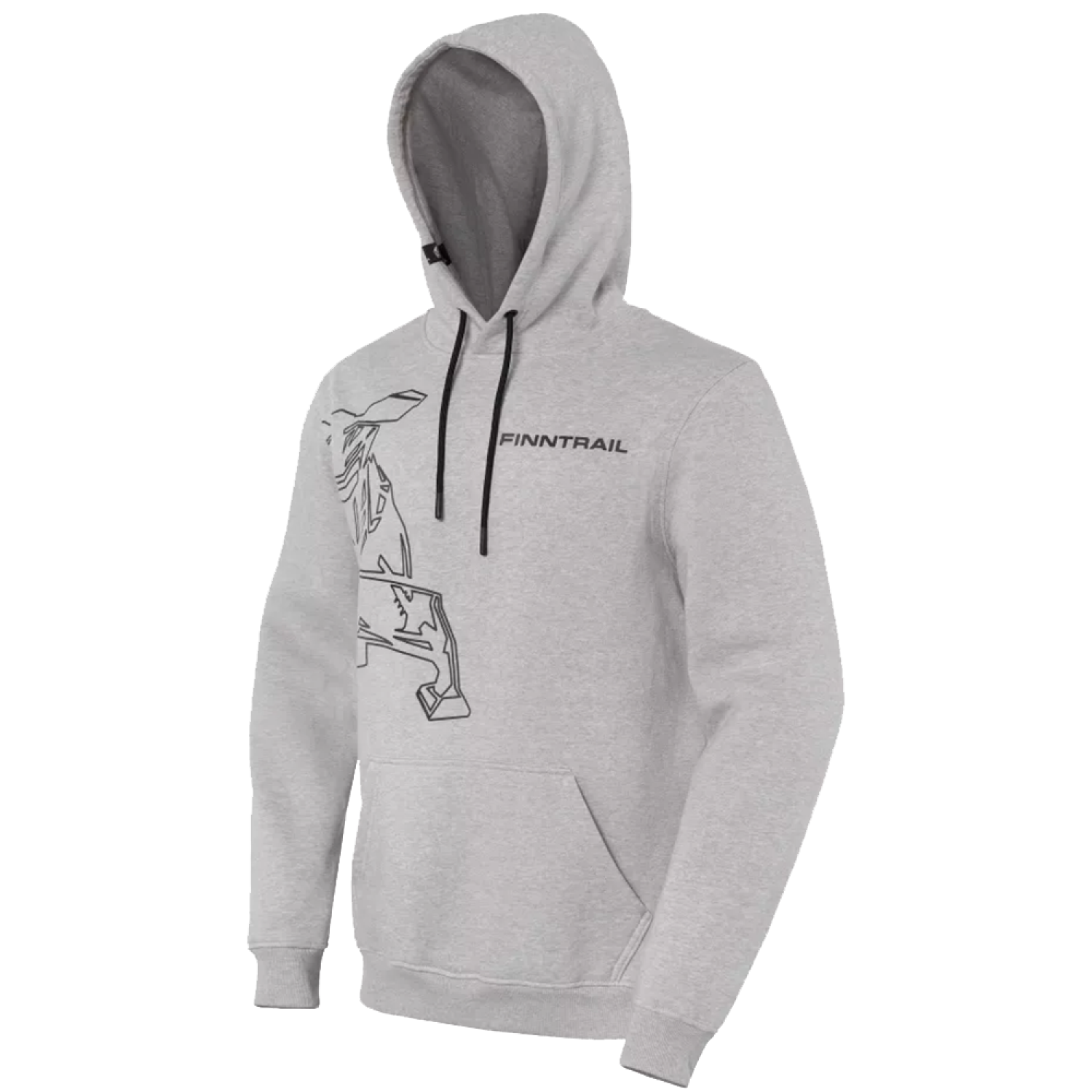 Худи Finntrail Snowmobile 6815 XL Grey Худи Finntrail Snowmobile 6815 XL Grey