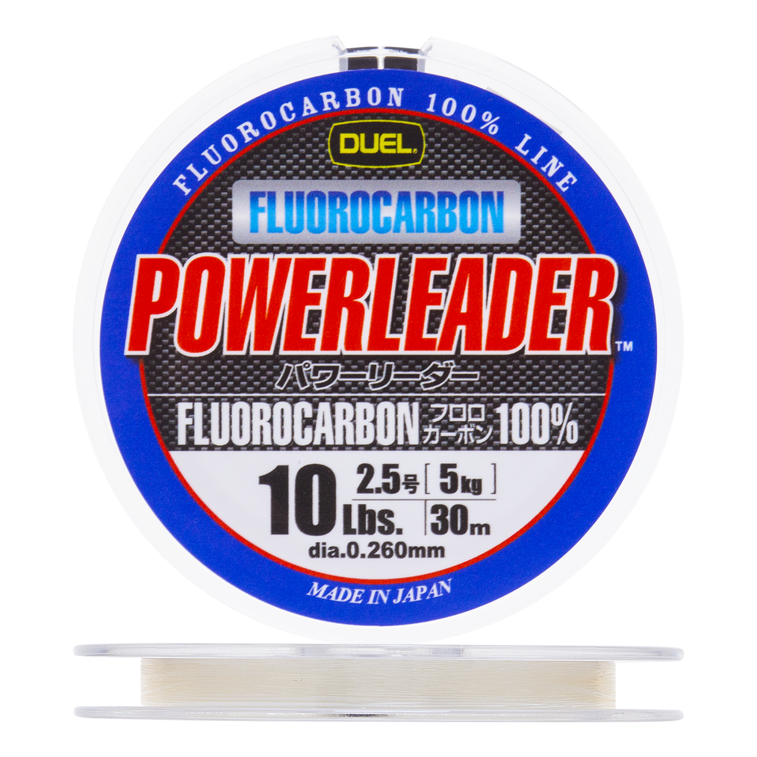 Флюорокарбон Duel Hardcore Powerleader FC Fluorocarbon 100 25 0260мм 30м clear 867₽