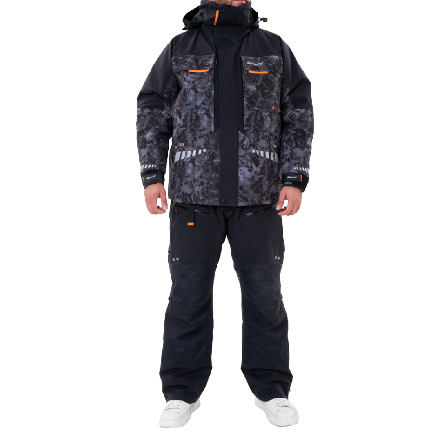 Костюм зимний Graff WarmGuard 220-О-В-8 до -50°С 2XL/182-188 карбон Костюм зимний Graff WarmGuard 220-О-В-8 до -50°С 2XL/182-188 карбон