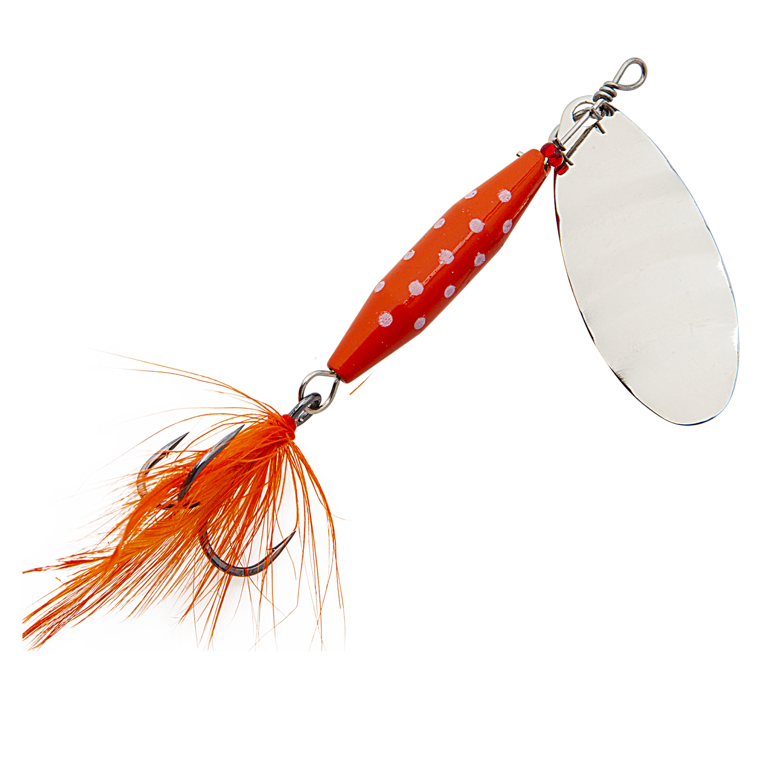 Блесна вращающаяся Abu Garcia Reflex Red LF 18гр #Silver